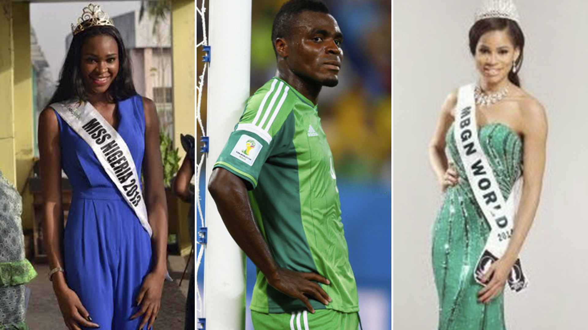 Emmanuel Emenike, el futbolista que se divorció de Miss Nigeria 2013 para casarse con la ganadora de 2014