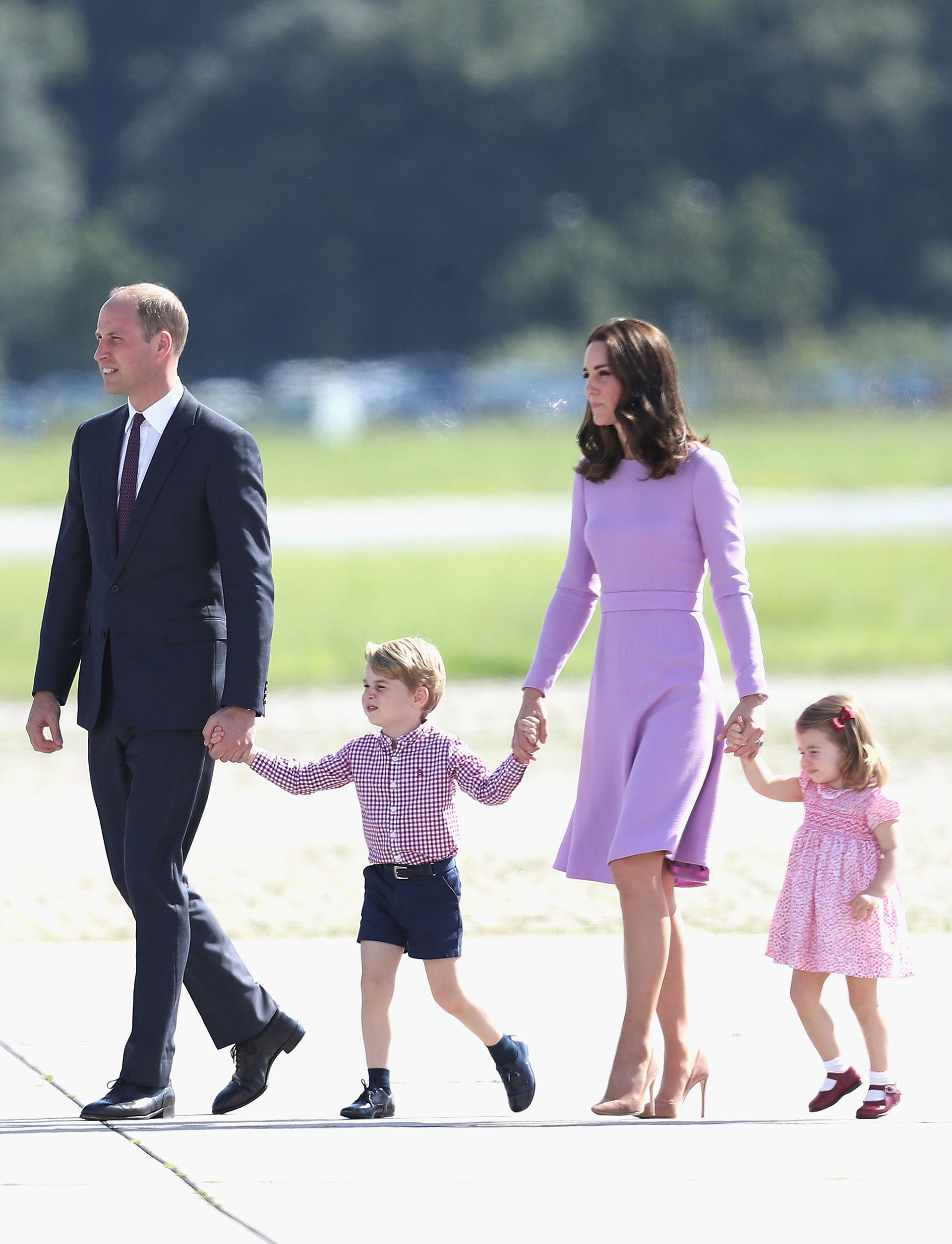 La princesa Charlotte es la cuarta en la línea de sucesión a la corona británica (Getty)