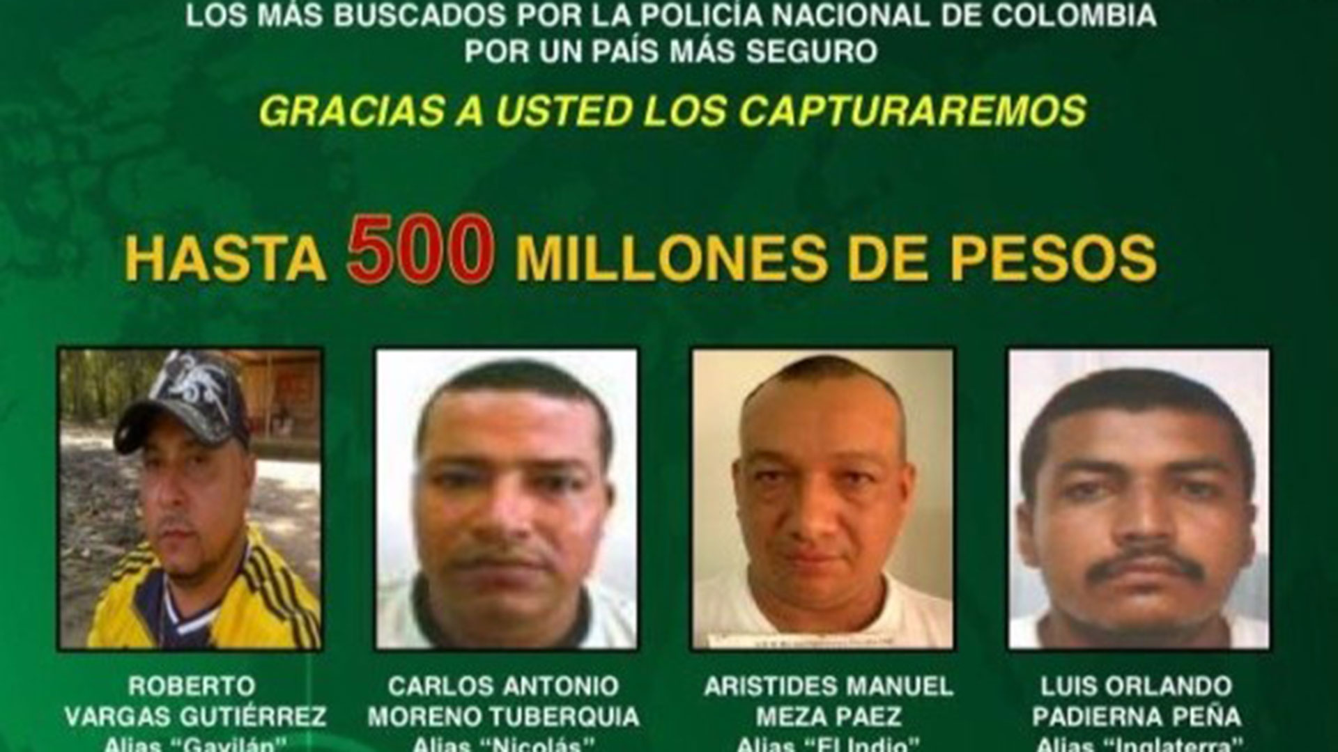 Golpe al narcotráfico en Colombia: cayó el segundo al mando del Clan del Golfo