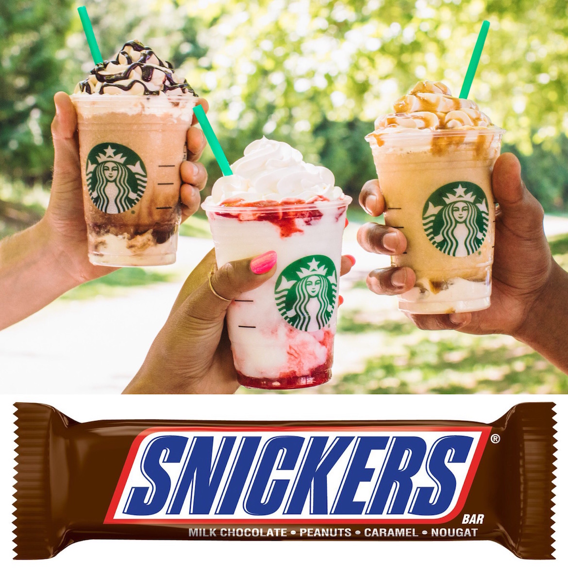 Las nuevas variantes “ligeras” del tradicional Frappuccino todavía contienen más azúcar que una barra Snickers