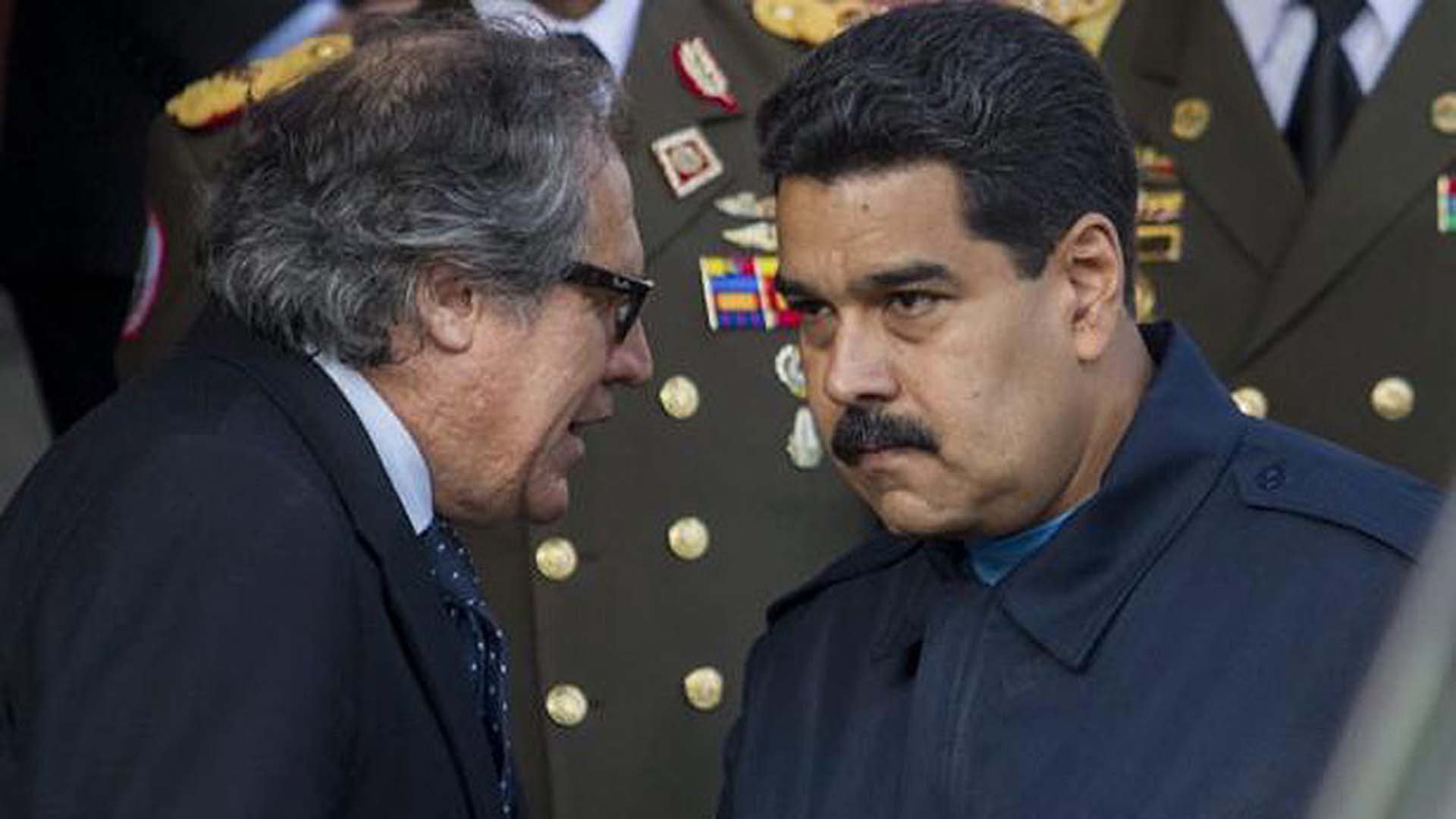 Luis Almagro y Nicolás Maduro