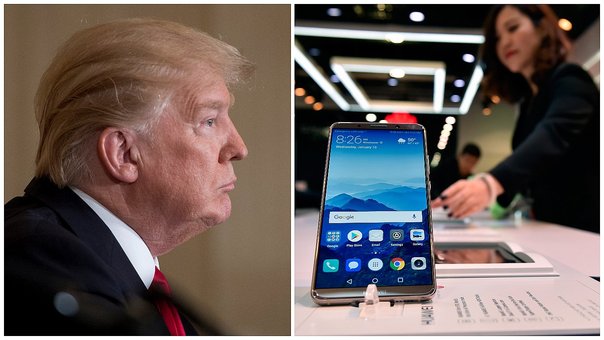 Trump proibe el uso de marcas Huawei, ZTE en dependencias gubernamentales