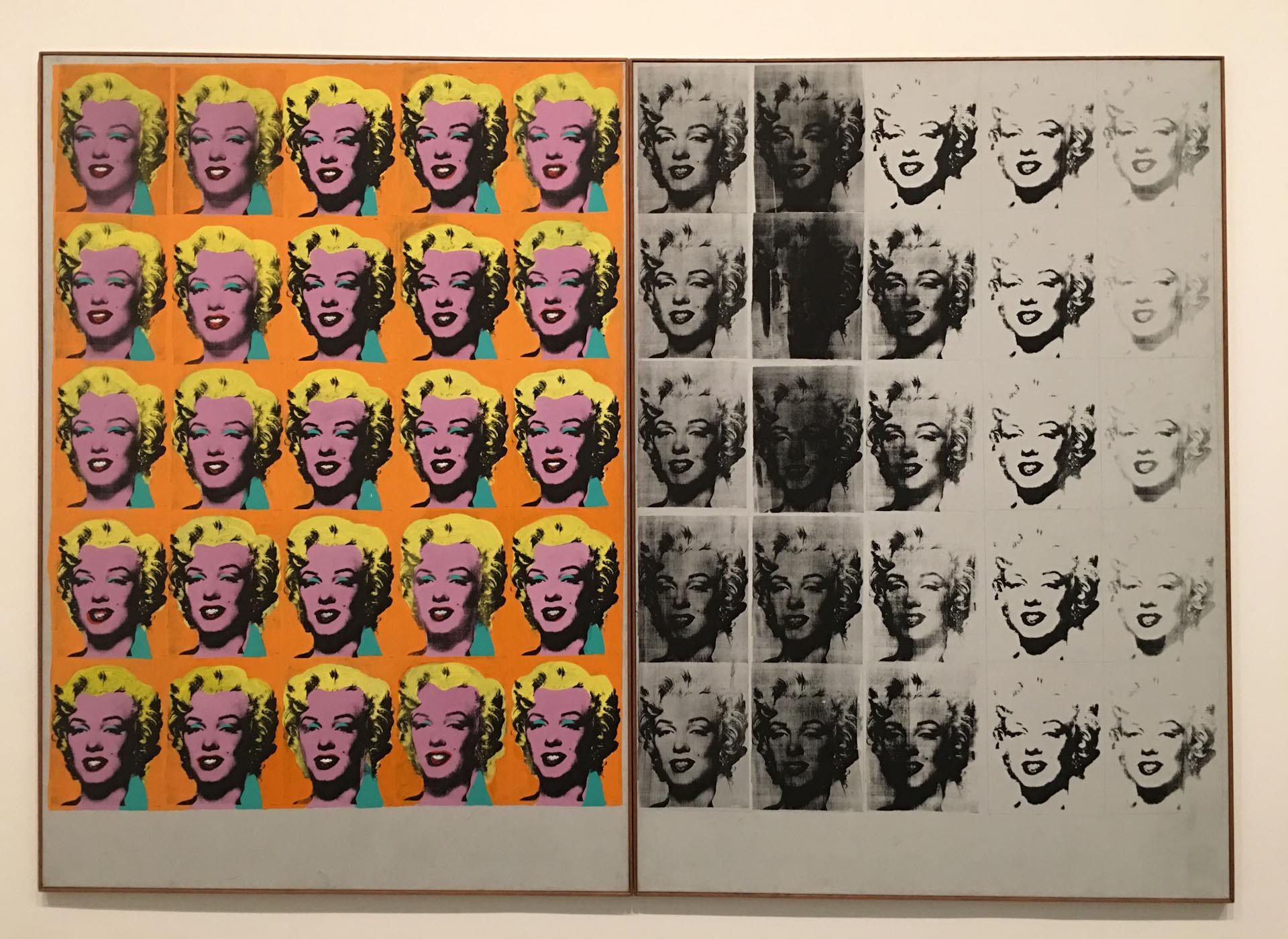 “Díptico de Marilyn”, hoy en el Tate Modern inglés