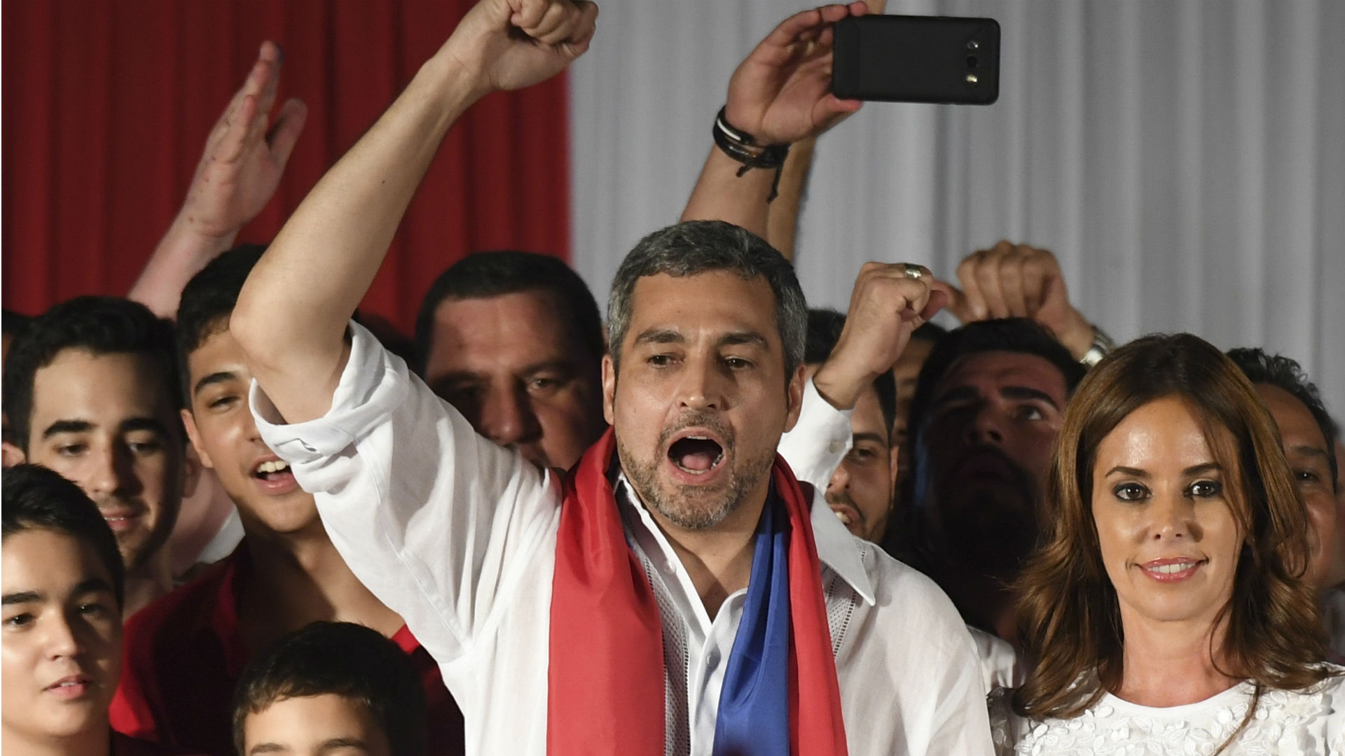 Mario Abdo, nuevo presidente de Paraguay (AFP)