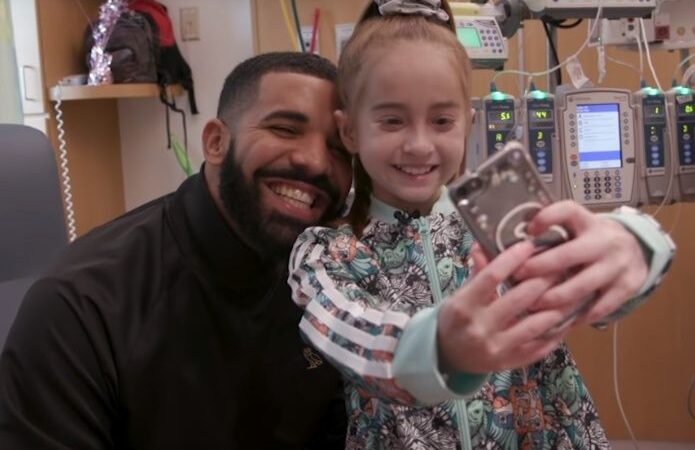 Video | Niña recibió un trasplante de corazón luego de que Drake la visitara