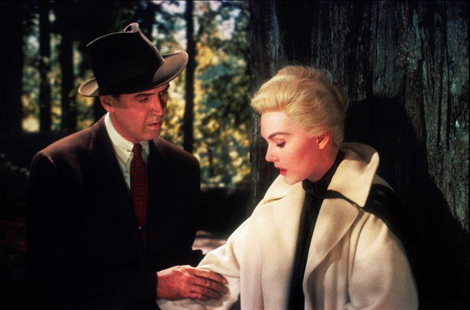 James Stewart y Kim Novak, protagonistas de la cinta clásica