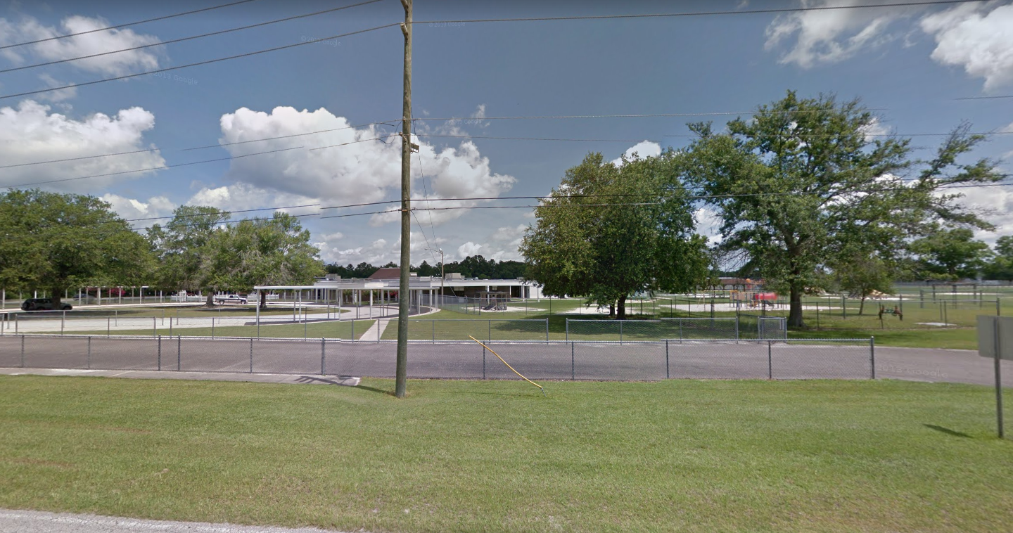 La escuela primaria Westside en Glen St. Mary, condado de Baker, en Florida (Foto: Google)