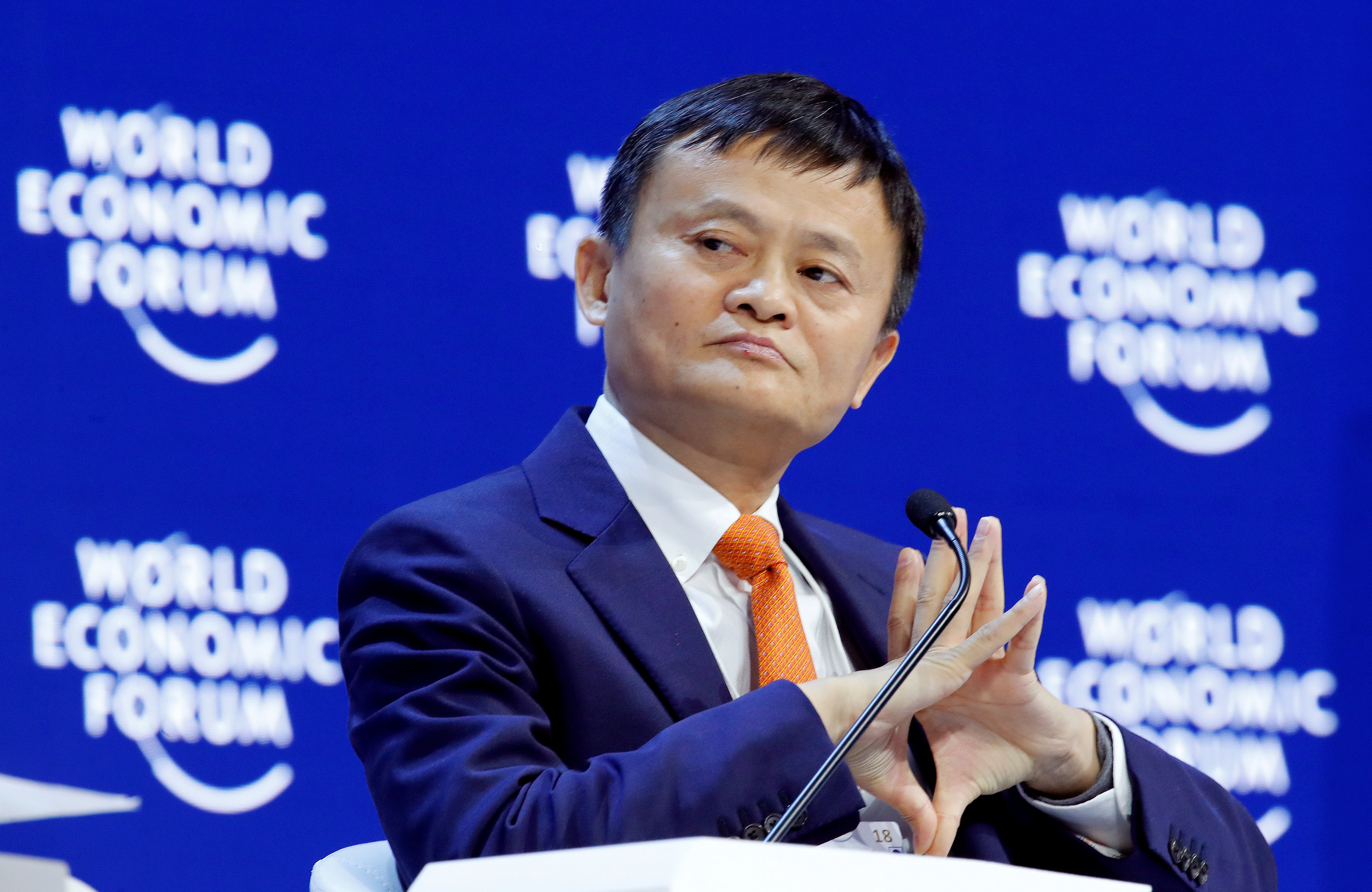 Jack Ma. (REUTERS/Denis Balibouse/File Photo)