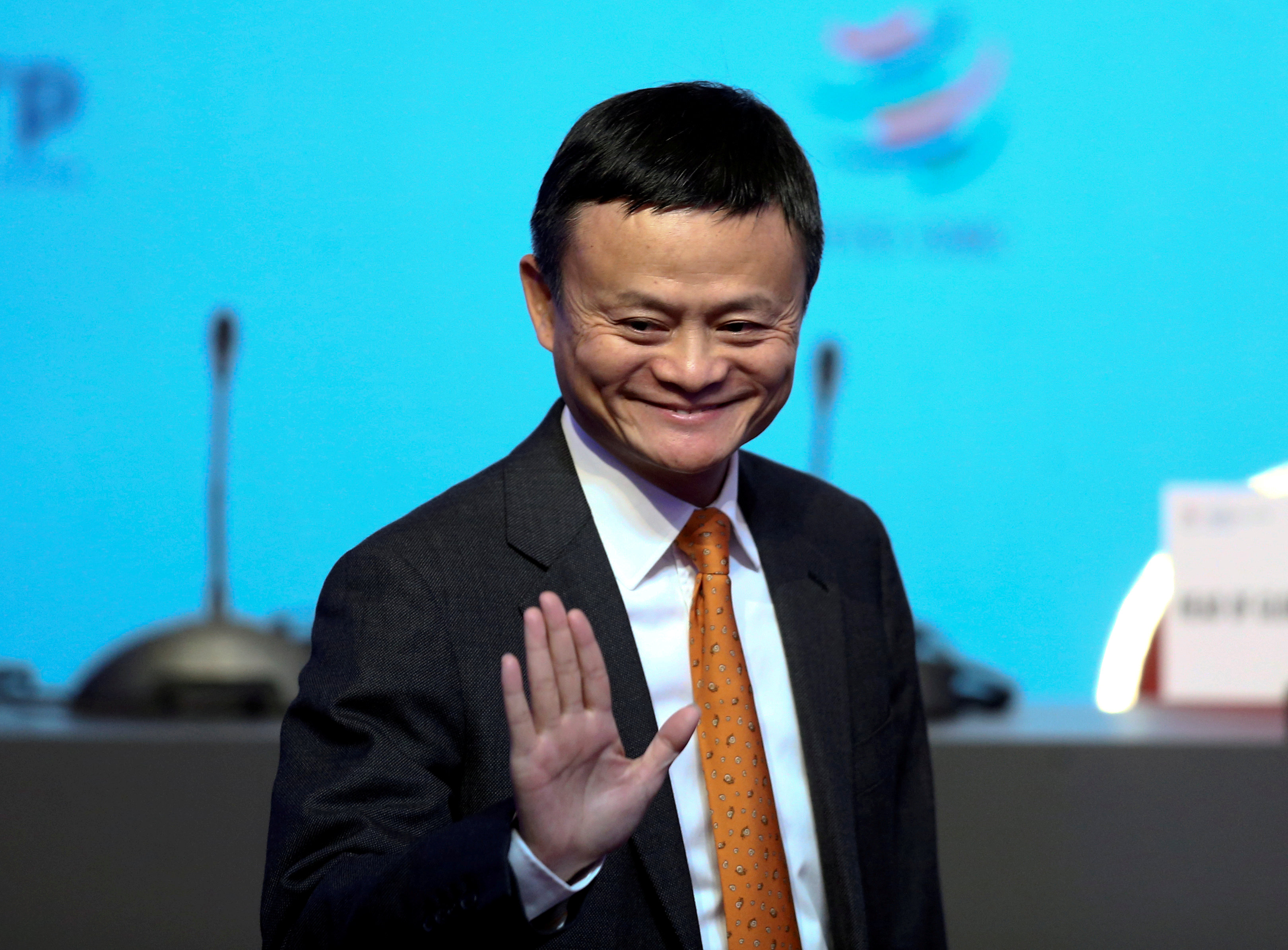 Jack Ma durante una conferencia en Buenos Aires. (REUTERS/Marcos Brindicci/File Photo)