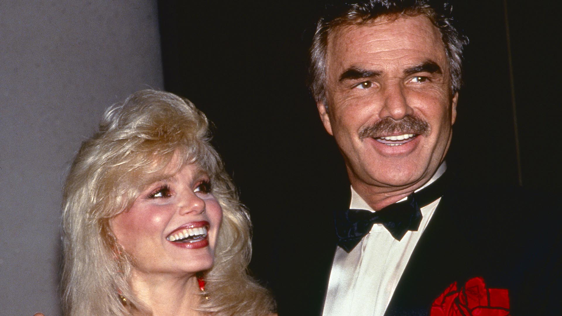 Burt Reynolds y su segunda esposa, Loni Anderson, 1991. (Hollywood Archive/The Grosby Group)