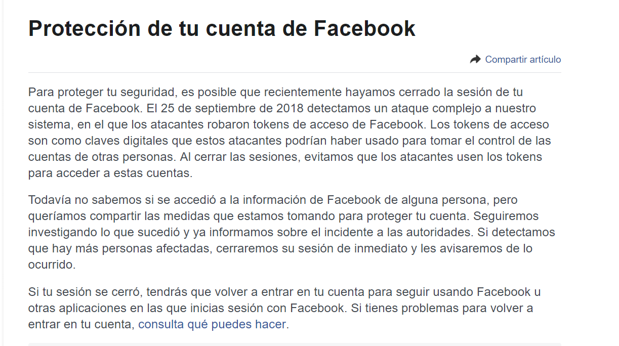 Hackers podrían haber usado ataque para tomar el control de las cuentas de Facebook | ¿Fuiste vulnerado?