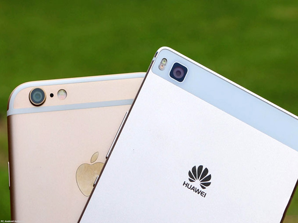  Huawei se burla de Apple por especificaciones del nuevo iPhone