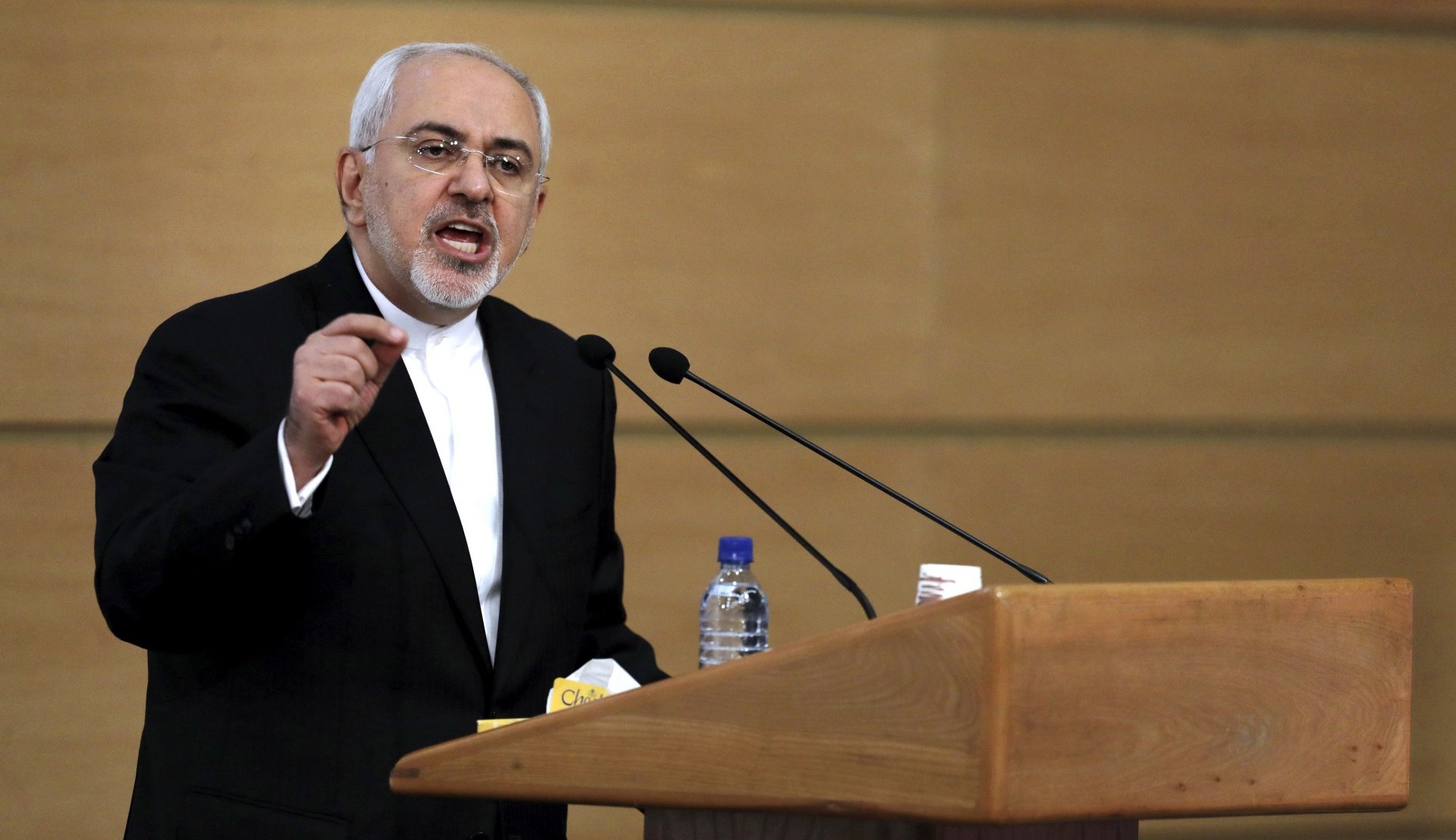 El canciller iraní, Mohammad Javad Zarif