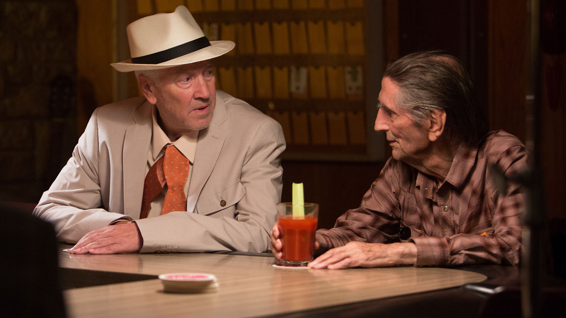 Harry Dean Stanton y David Lynch