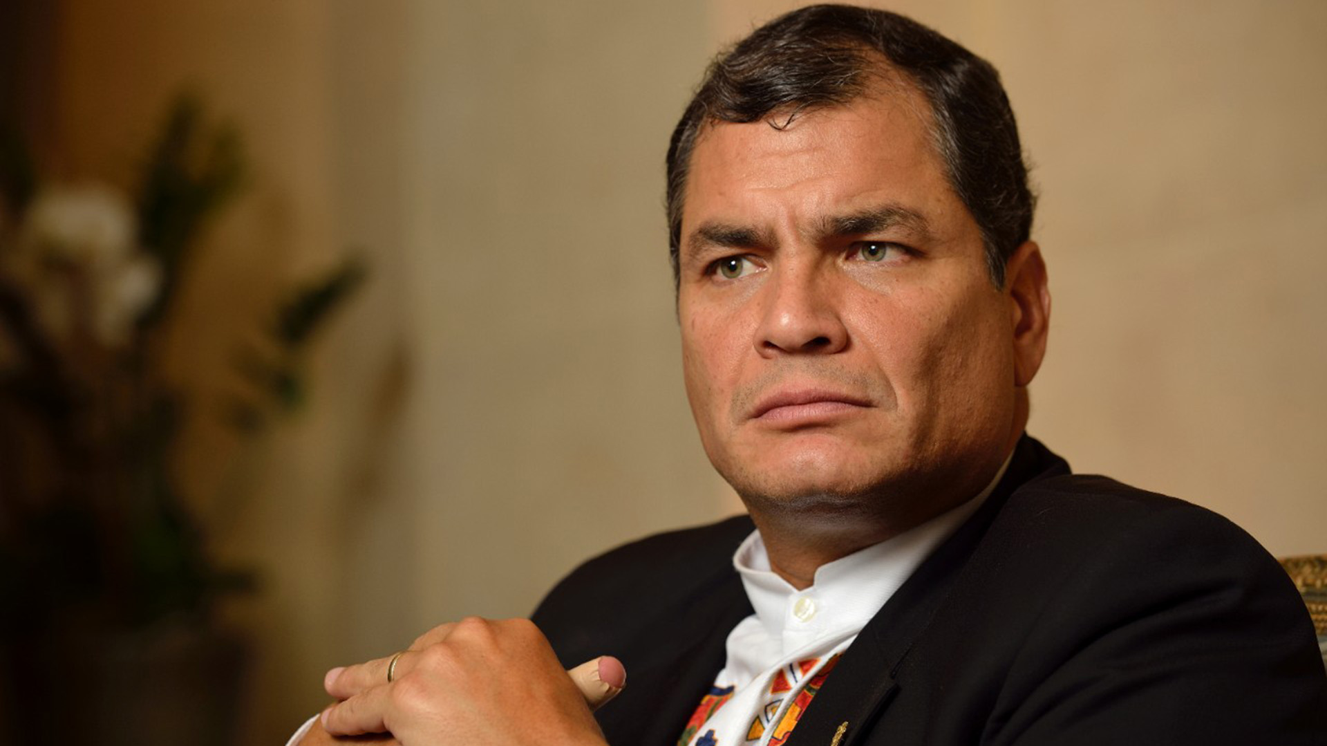 El ex presidente de Ecuador, Rafael Correa