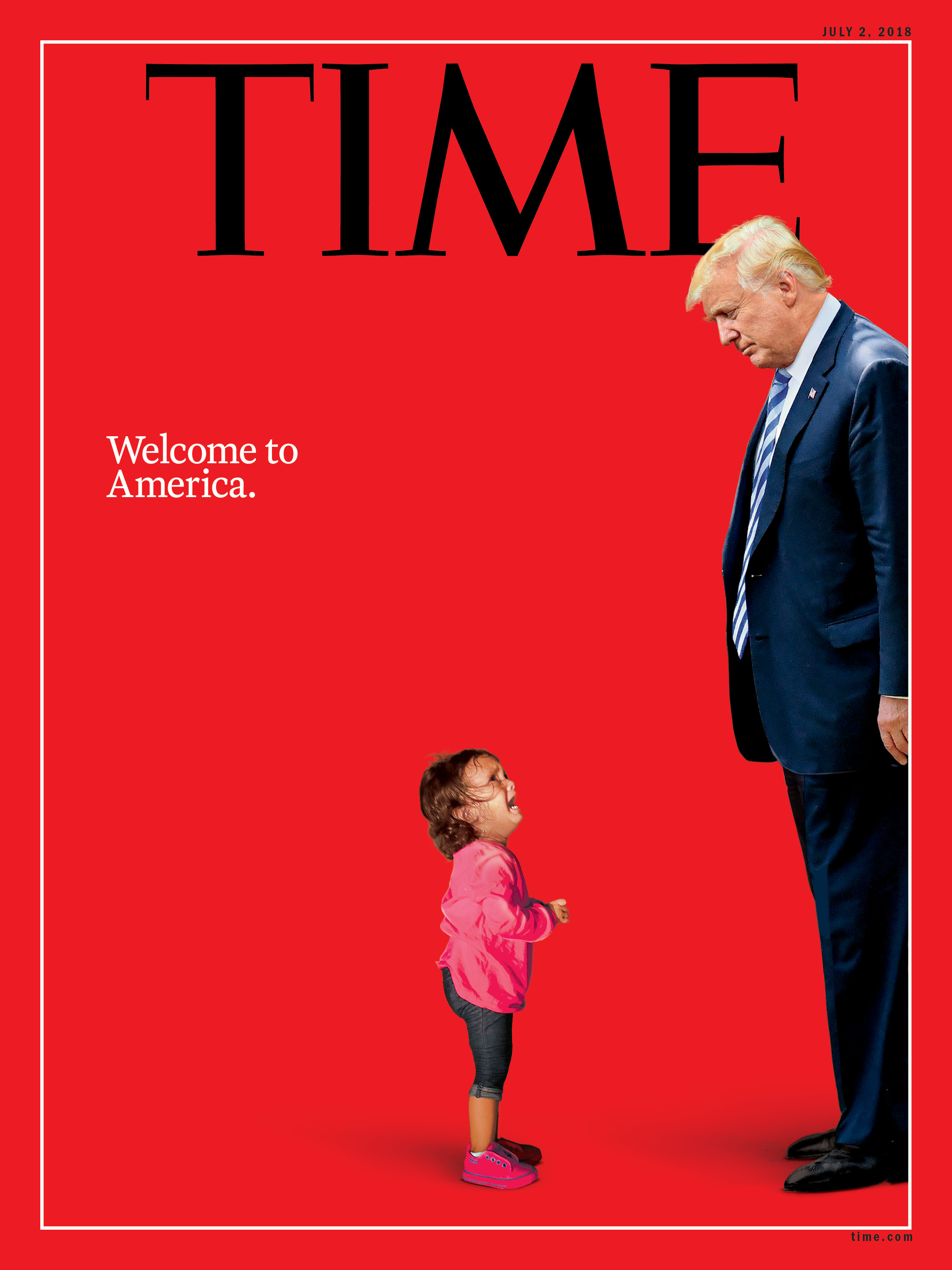 Una reciente portada de Time, sobre las políticas migratorias de la administración Trump