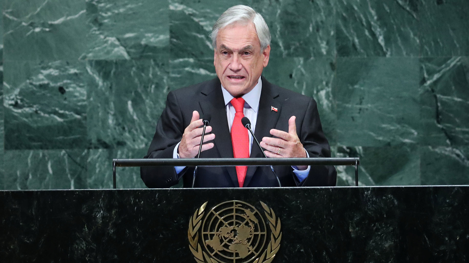 Sebastián Piñera, en la ONU: "Chile utilizará todos los mecanismos para colaborar con la recuperación de la libertad en Venezuela"