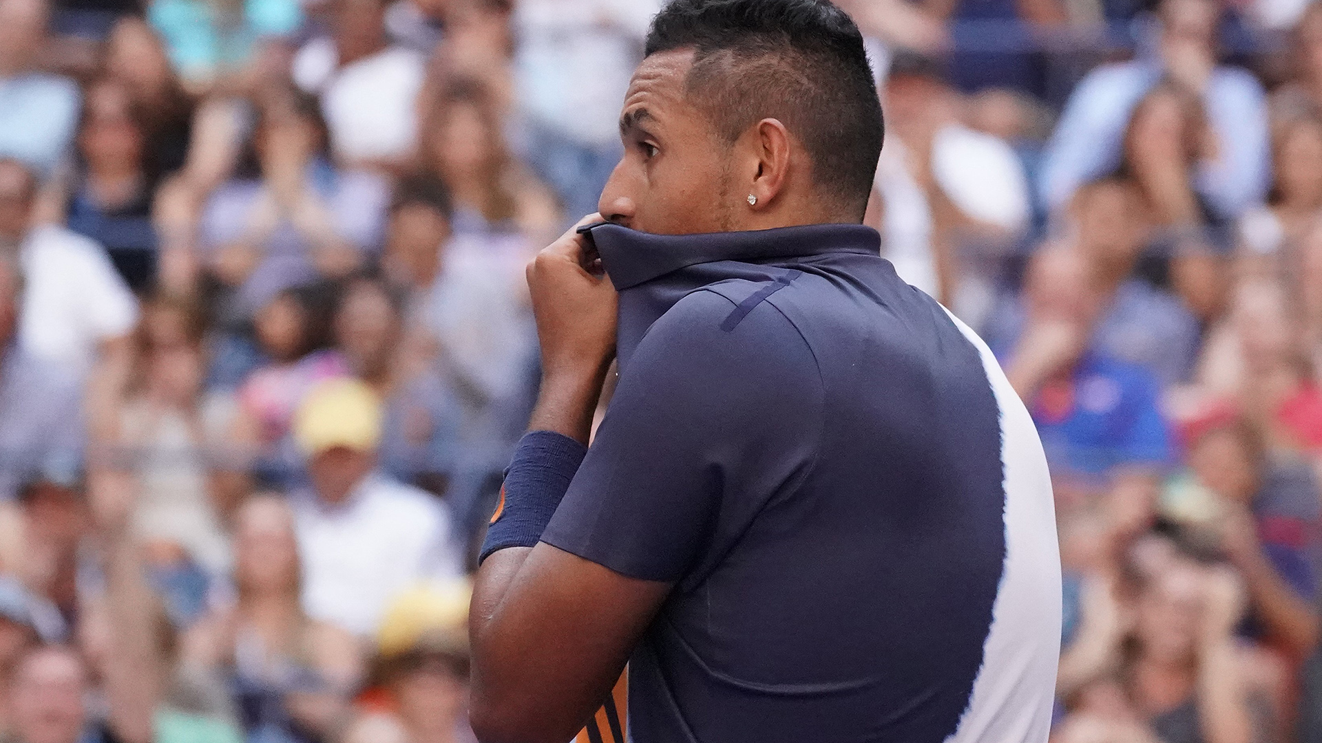 Kyrgios venía de dejar en el camino al francés Pierre-Hugues Herbert (AFP)