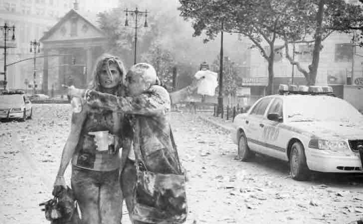 La fotografió en atentado del 11-S y ahora en su boda: “Estuvo en el peor y mejor día de mi vida”