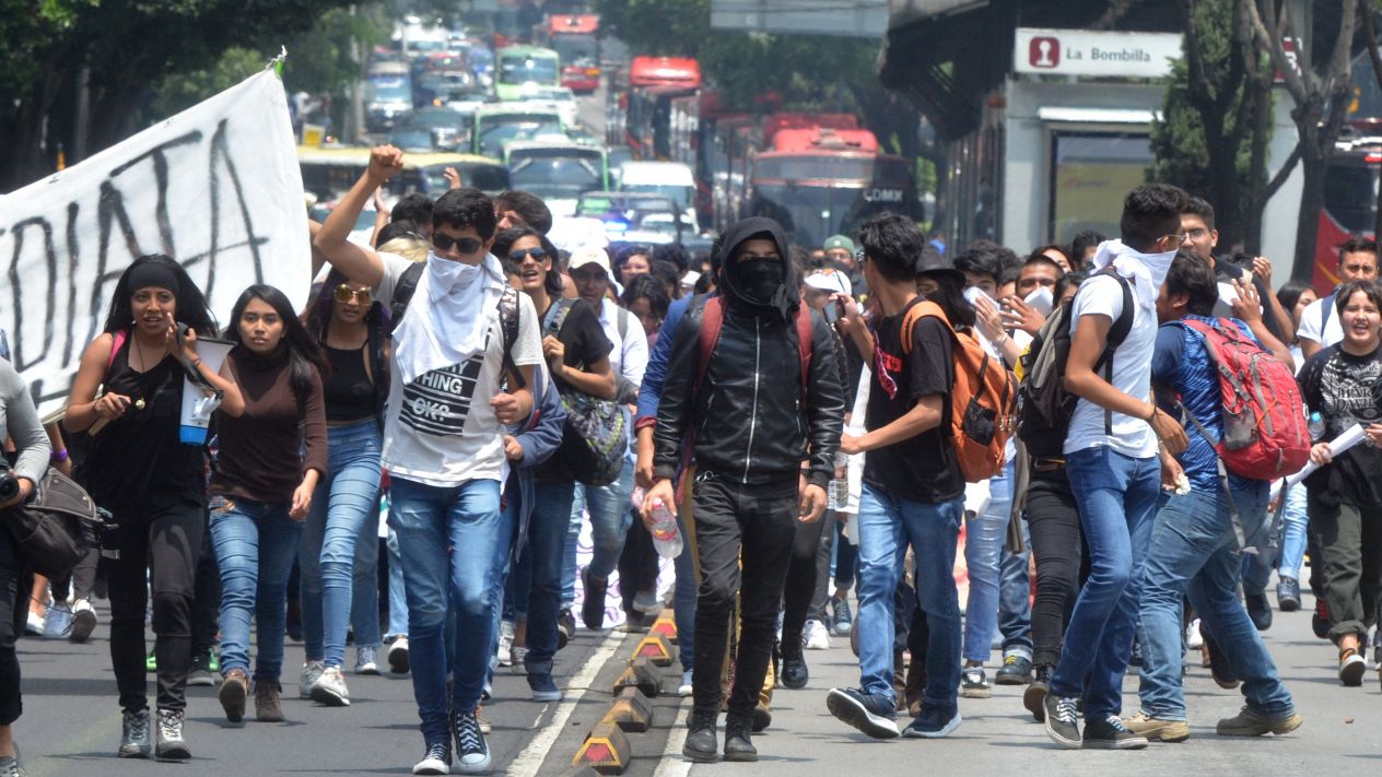 Marchan estudiantes en estos momentos | #Ahora