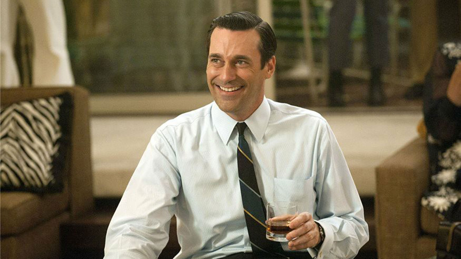 Jon Hamm es una escena de la serie “Mad Men”