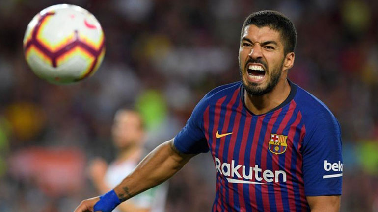 Luis Suárez convirtió un doblete gracias al gesto de Messi