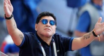 Diego Armando Maradona llega a México a dirigir a Dorados de Sinaloa