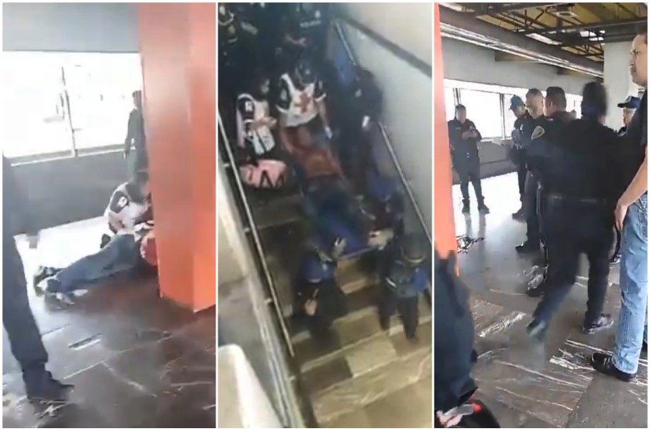 Policía encubierto es herido en el metro de la CDMX