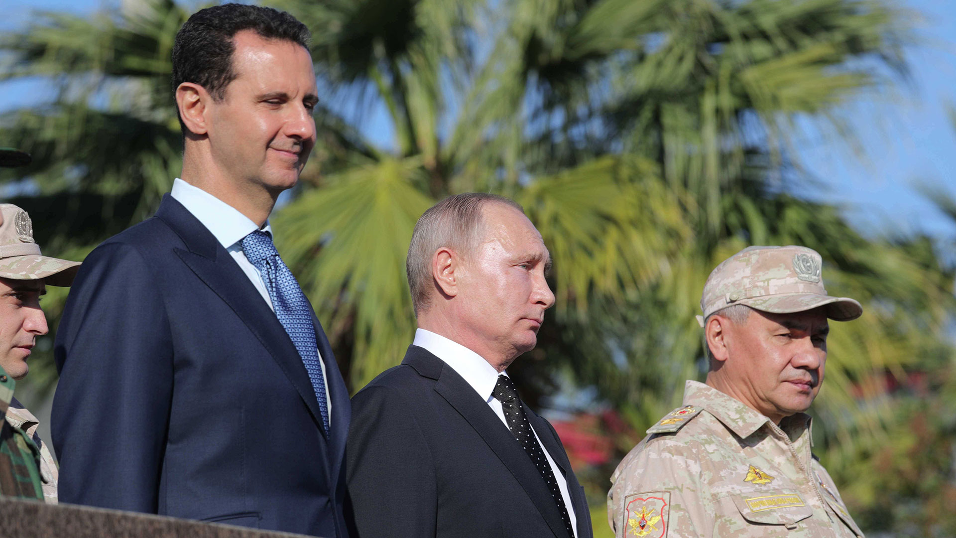 Bashar al Assad y Vladimir Putin