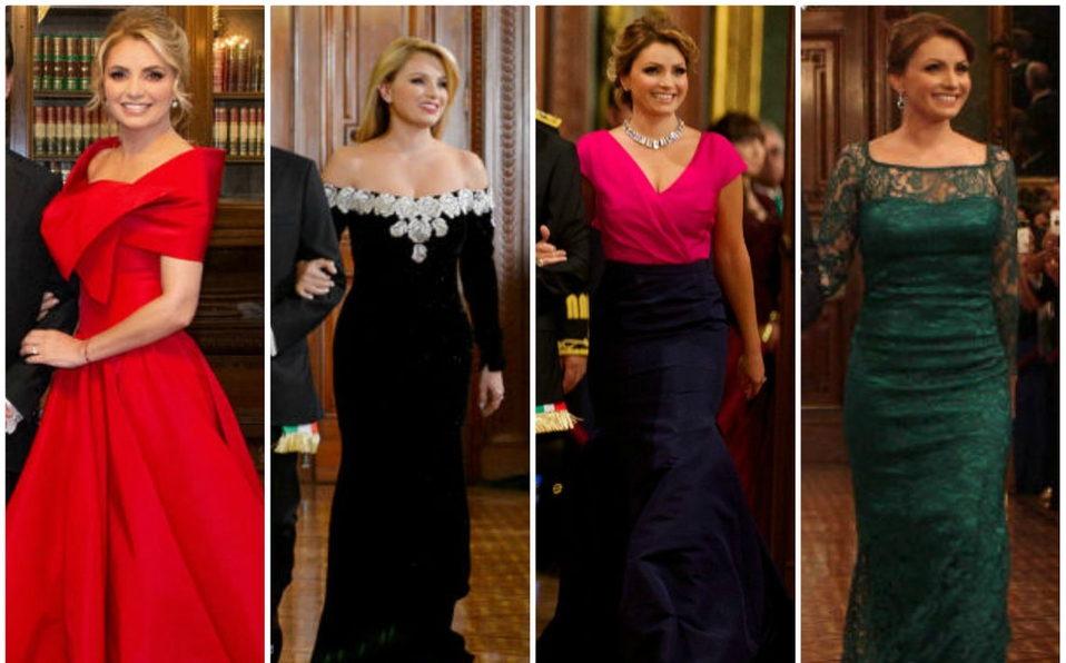 Los 6 vestidos de Angélica Rivera como Primera Dama en Palacio Nacional