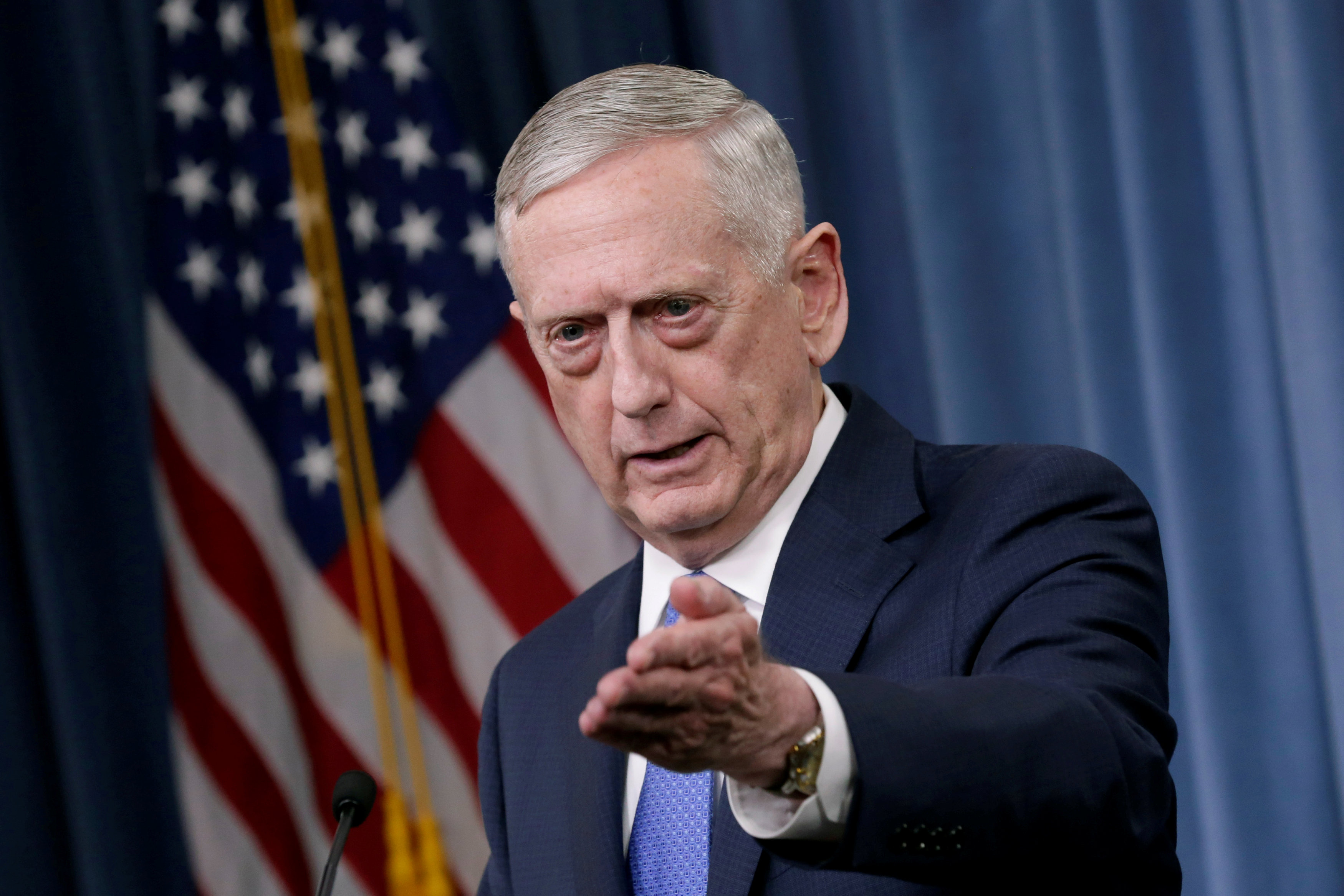 Jim Mattis. (REUTERS/Yuri Gripas)