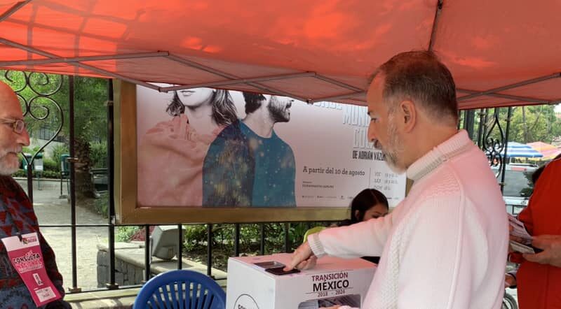 Jose Antonio Meade vota en Consulta Ciudadana del NAICM “vote por Texcoco” dice