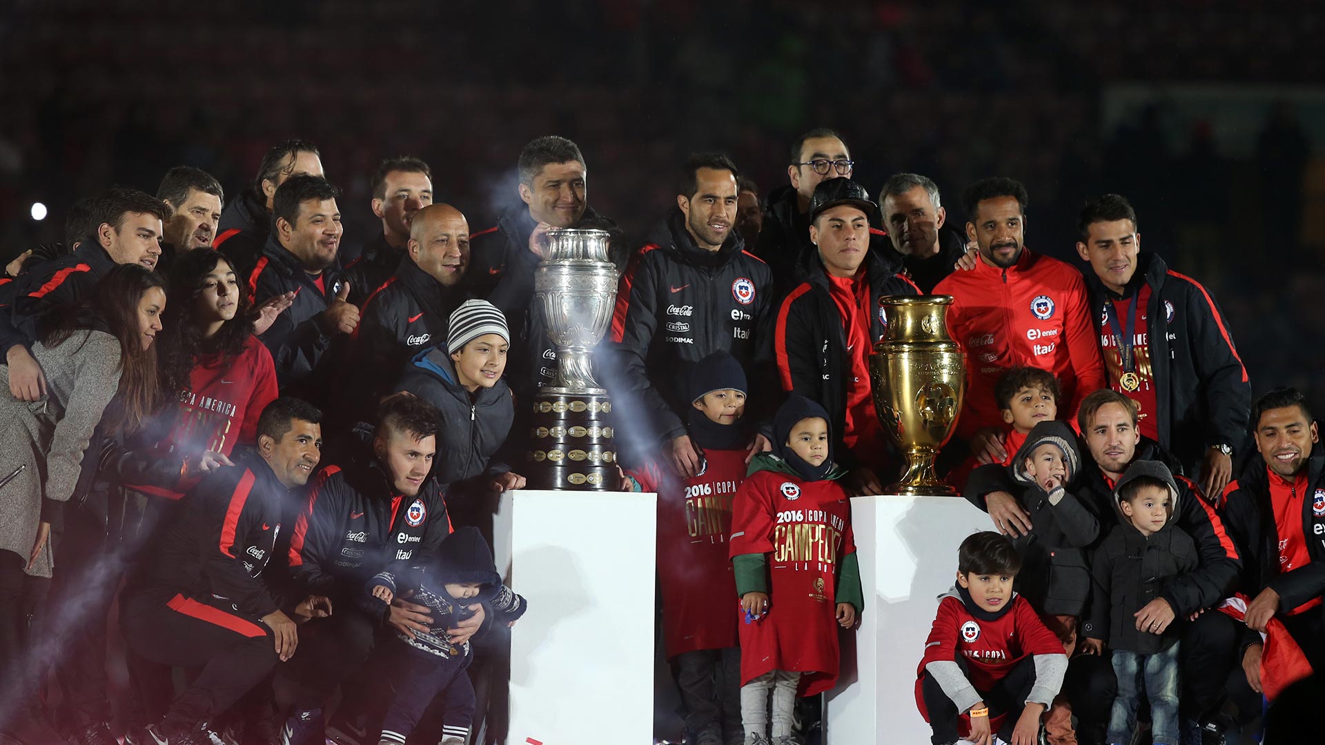 Chile es el actual bicampeón de América tras haberse adjudicado las ediciones de 2015 y 2016 (AFP)