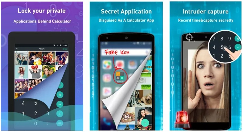 Se esta usando una aplicación de calculadora falsa para esconder fotos comprometedoras