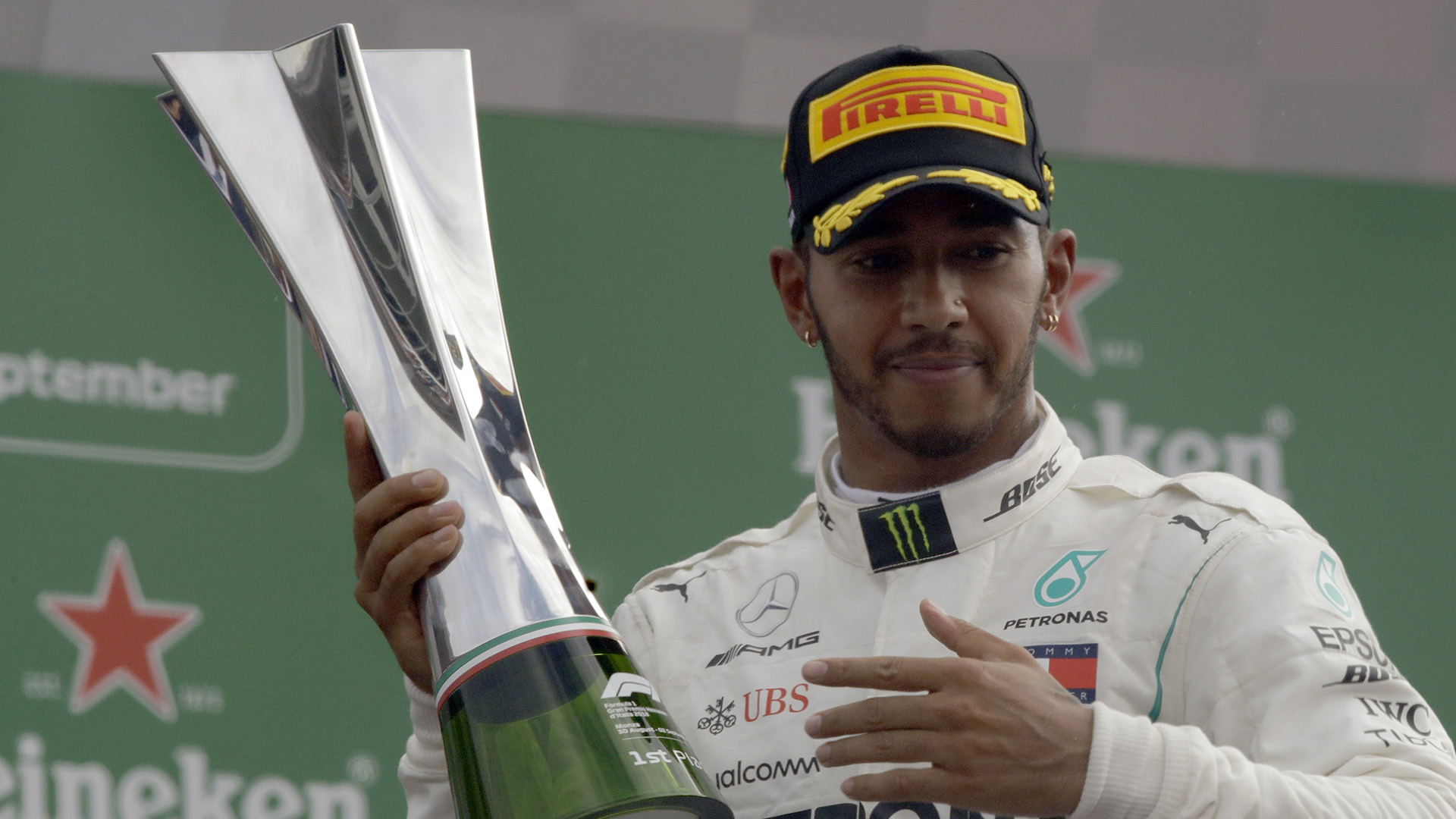 Hamilton podrá ser campeón en la próxima carrera (AP)