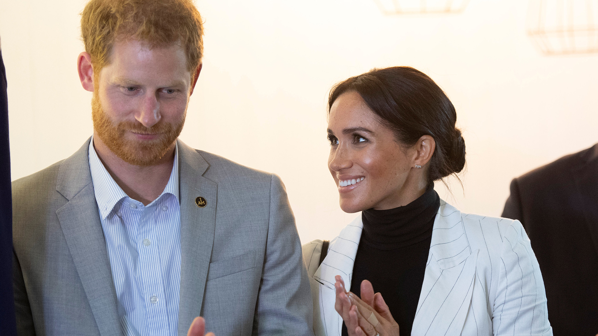 Harry y Meghan Markle en la recepción de los Invictus Game