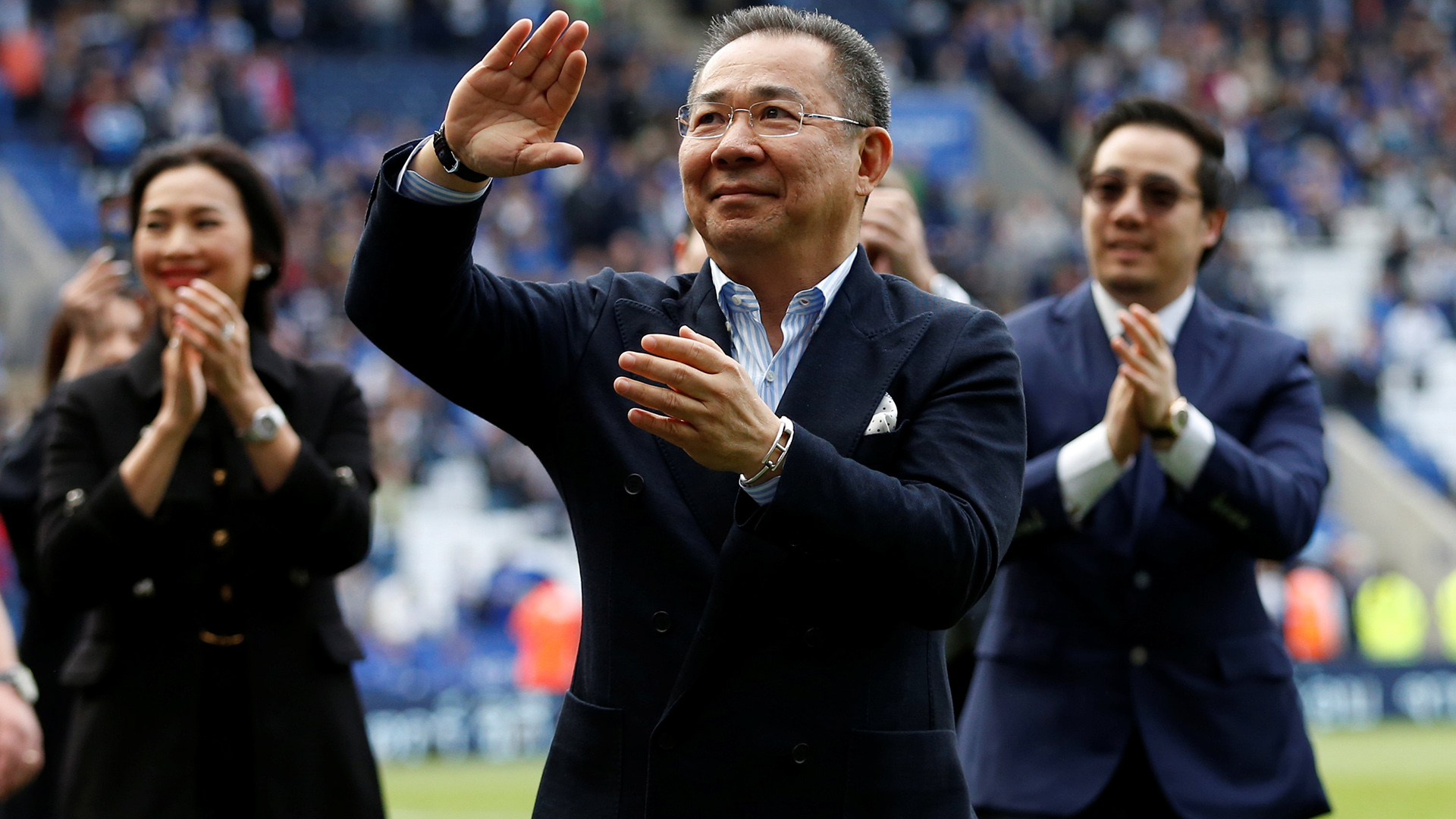 Se estrelló el helicóptero del dueño del club Leicester frente al estadio King Power en Inglaterra