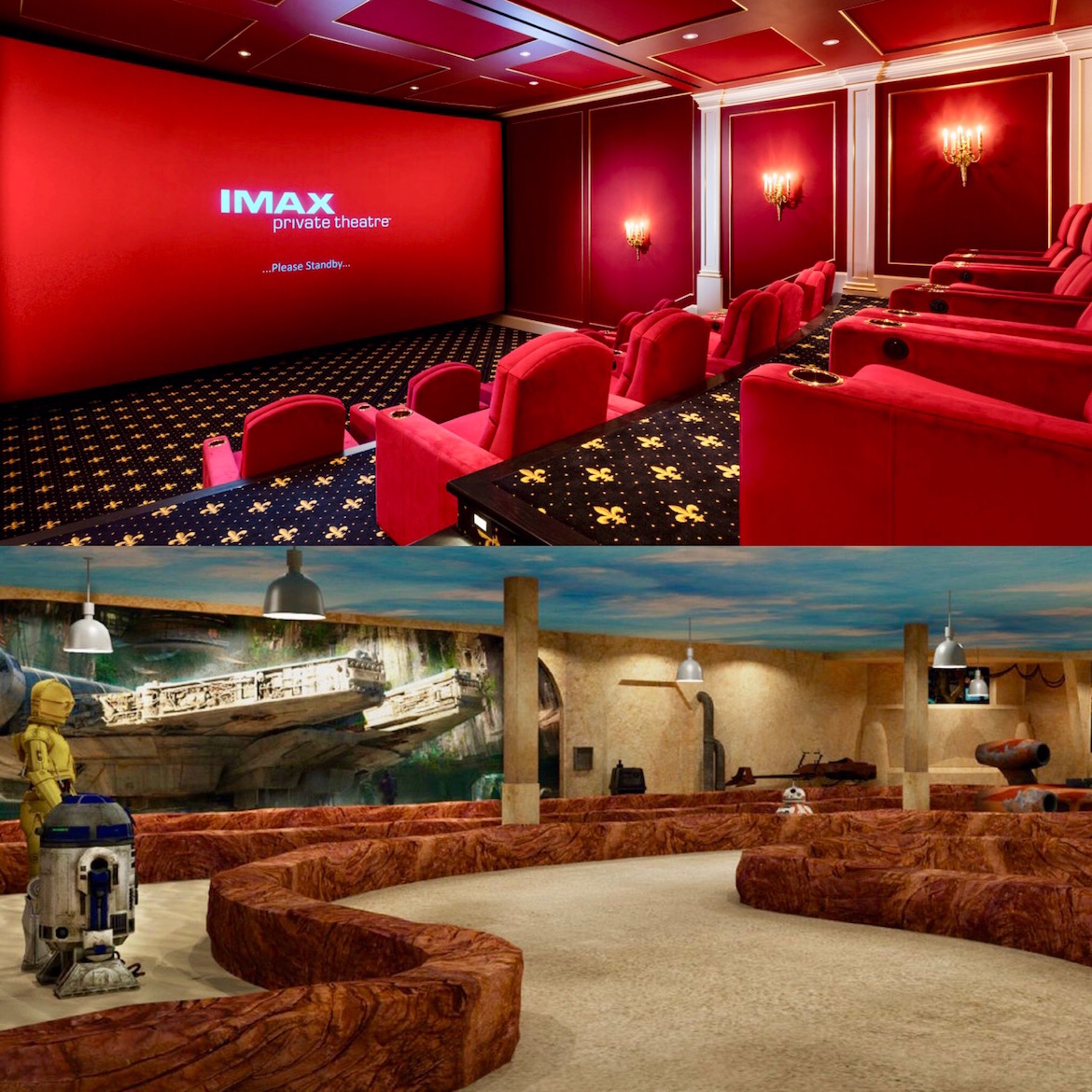 Un cine privado firmado por IMAX y un circuito de karting inspirado en Star Wars son solo algunos de sus amenities