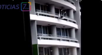 Viral caída de una mujer desde un piso 22 en edificio de Panamá