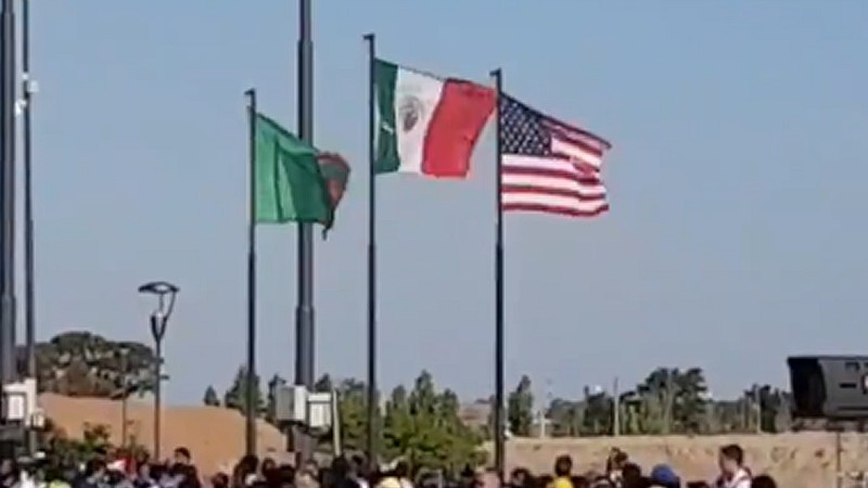 Argentina pone a prueba Diplomacia Mexicana al Izar Bandera Nacional mexicana AL REVÉS en Medalla de Oro