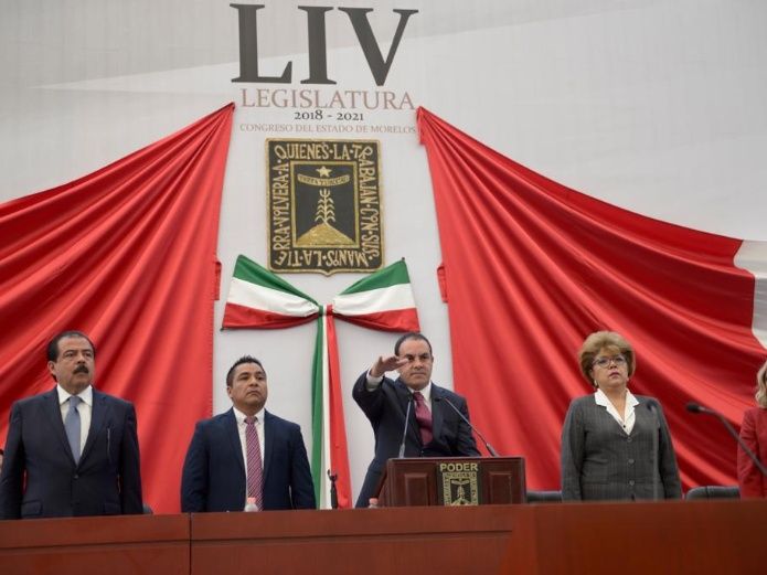 Cuauhtémoc Blanco rinde protesta como gobernador de Morelos