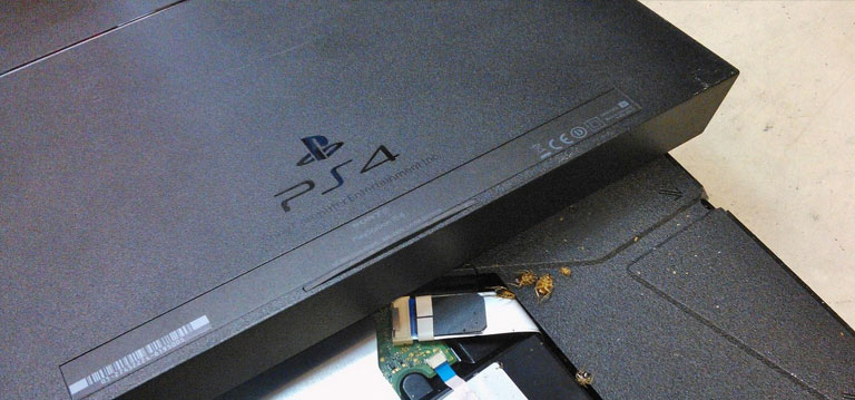 ¿Porque a las cucarachas les gusta anidar en los PlayStation?