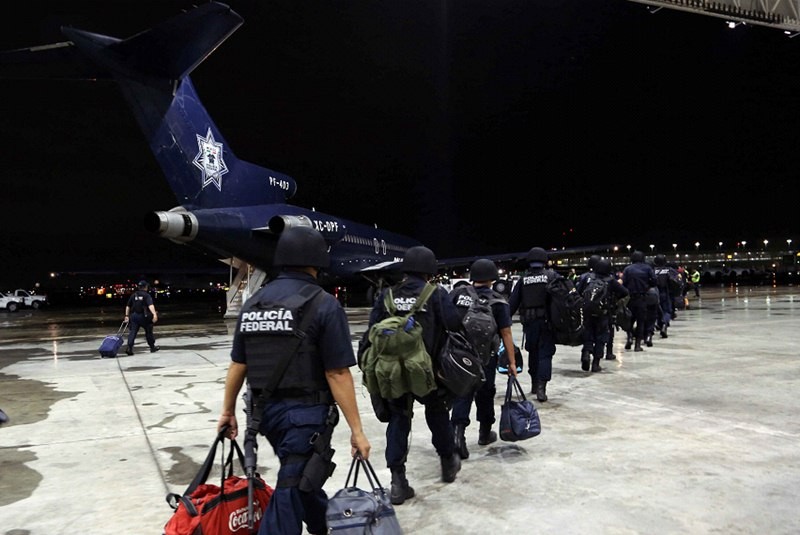 Policía Federal envía 2 Boeing 727 a frontera con Guatemala para detener caravana de migrantes