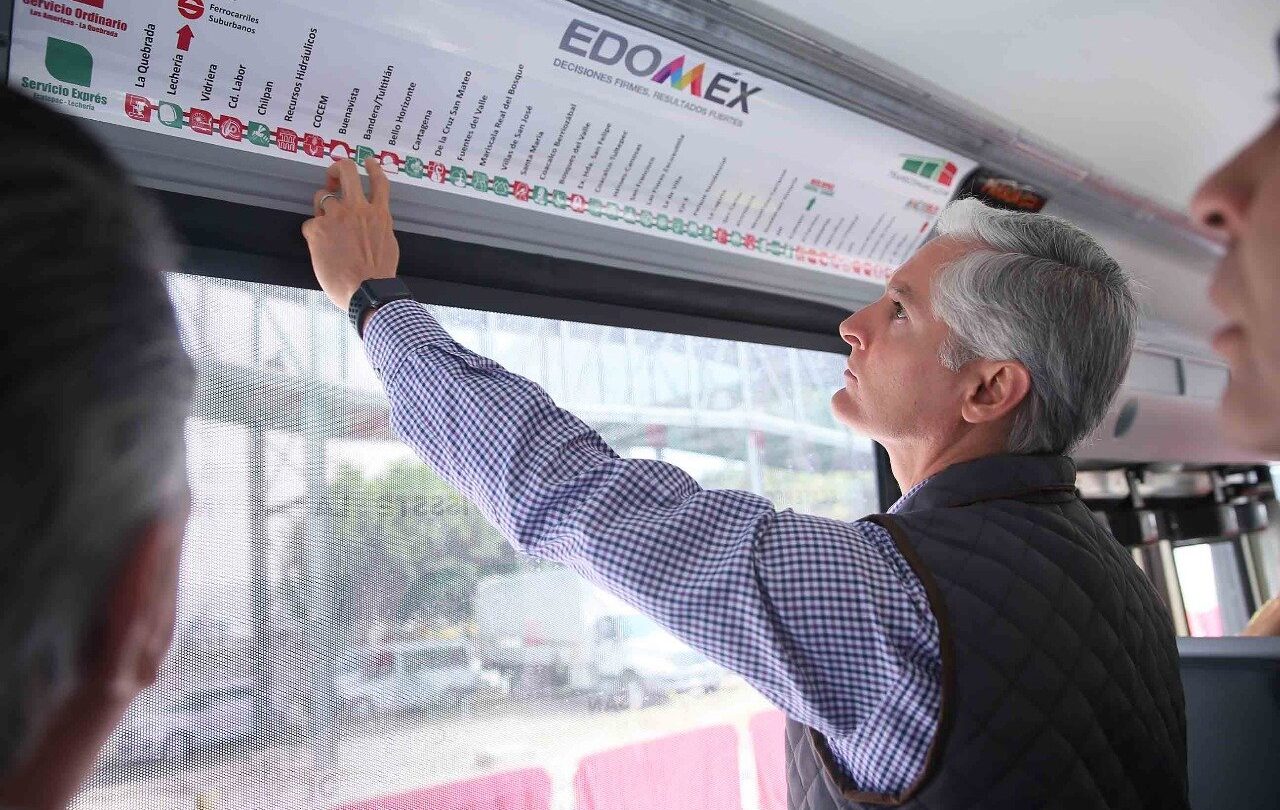 Alfredo Del Mazo INAUGURA la Linea EXPRESS del MEXIBUS LECHERIA   ECATEPEC