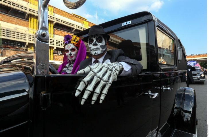 Esto fue lo que se vivio en el desfile del Día de Muertos en la CDMX