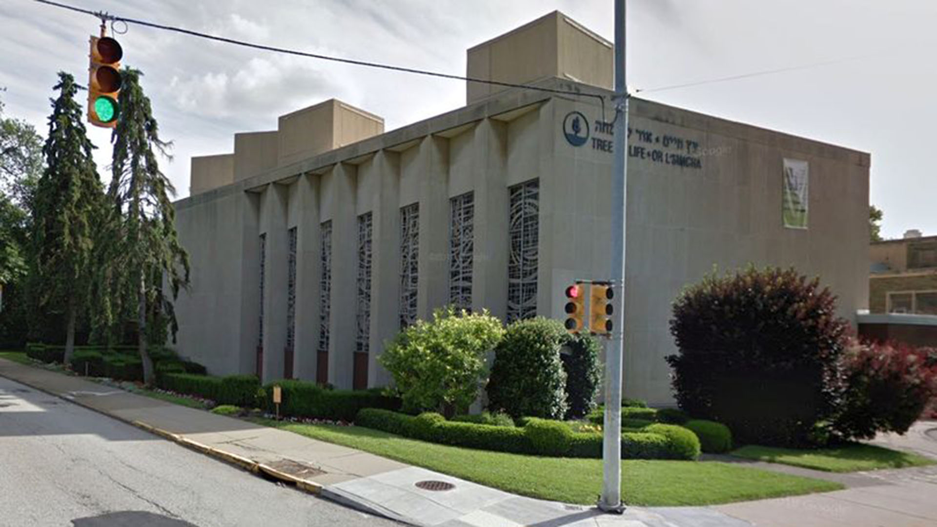 La sinagoga Tree of Life Congregation en la avenida Wilkins de Pittsburgh