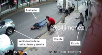 Habilidoso Guardaespaldas mata con tiro de gracia a ratero en Banco Santander de CDMX | #Ultimo