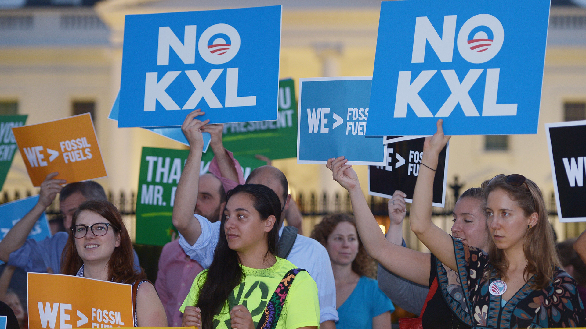 Protestas de ambientalistas contra el oleoducto Keystone (AFP)