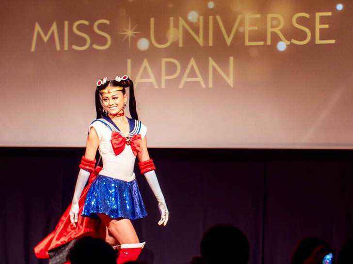 Miss Japón eligió a Sailor Moon como traje típico para Miss Universo. Transformó su kimono en animé