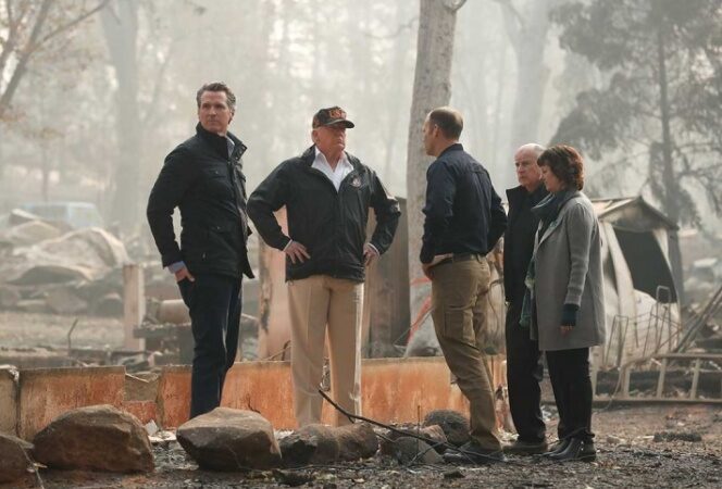 Trump constata tragedia en California y promete ayuda